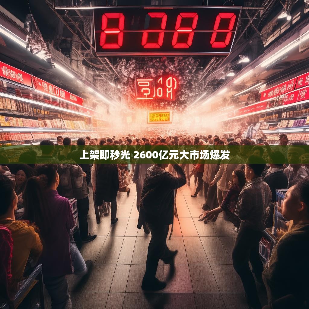 上架即秒光 2600亿元大市场爆发