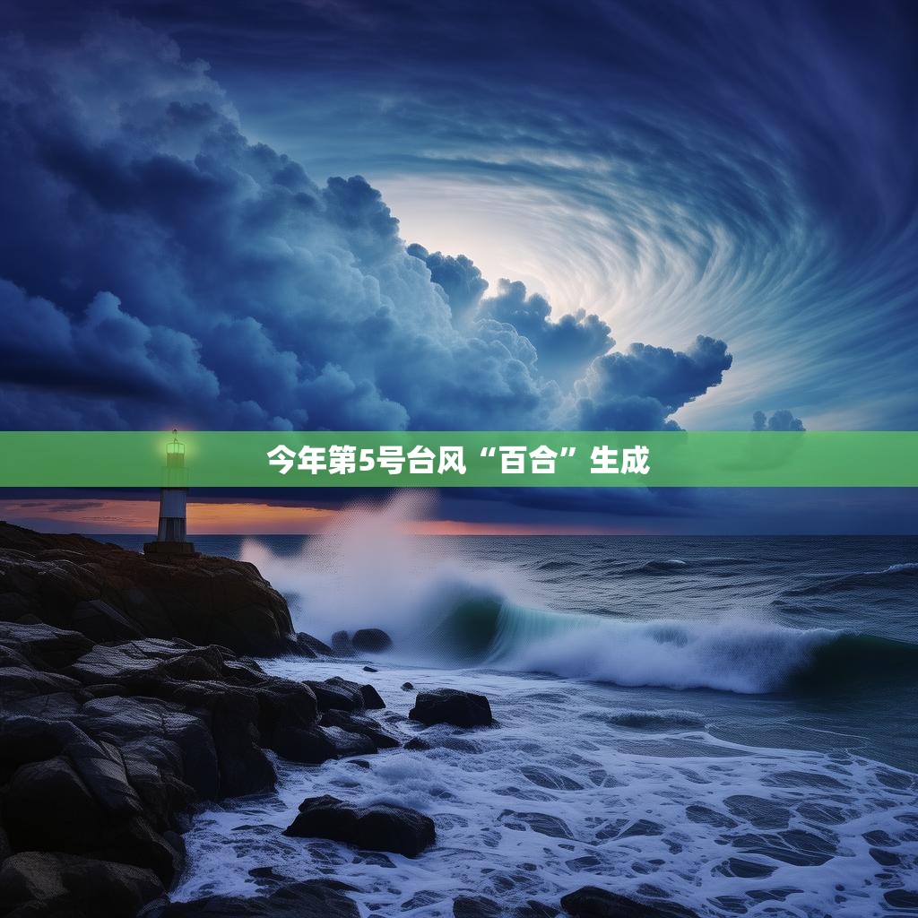 今年第5号台风“百合”生成
