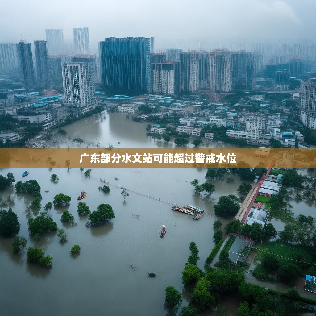 广东部分水文站可能超过警戒水位