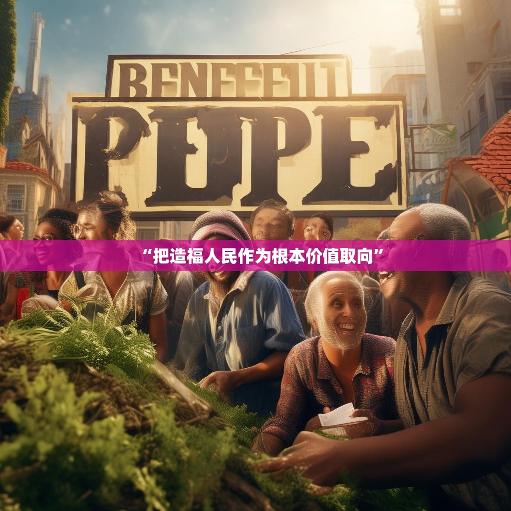 “把造福人民作为根本价值取向”