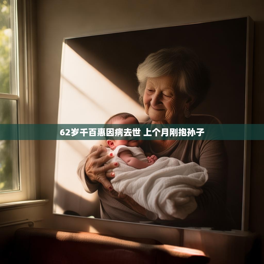 62岁千百惠因病去世 上个月刚抱孙子
