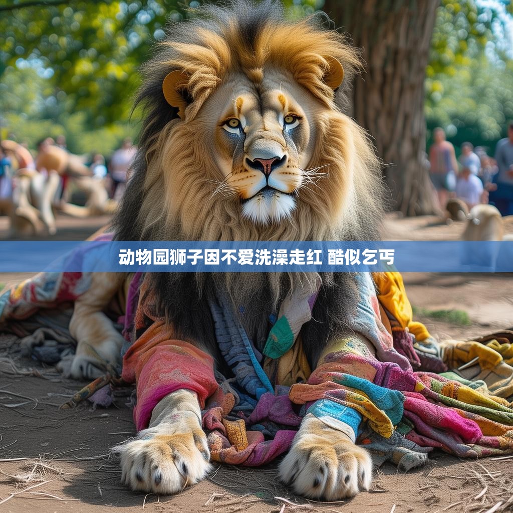 动物园狮子因不喜沐浴而走红,形象酷似流浪汉 动物园狮子因不喜沐浴而走红,形象酷似流浪汉
