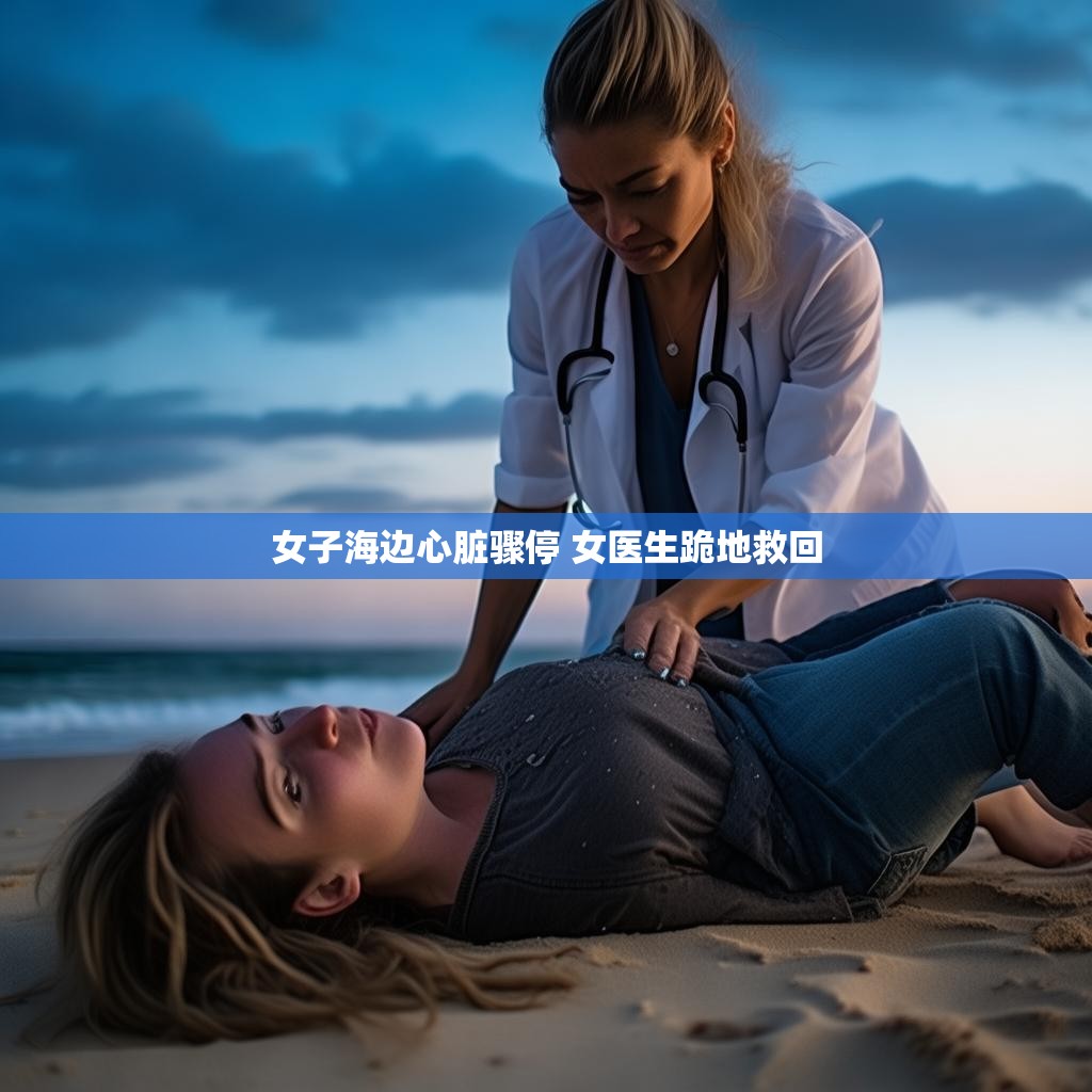 女子海边心脏骤停 女医生跪地救回