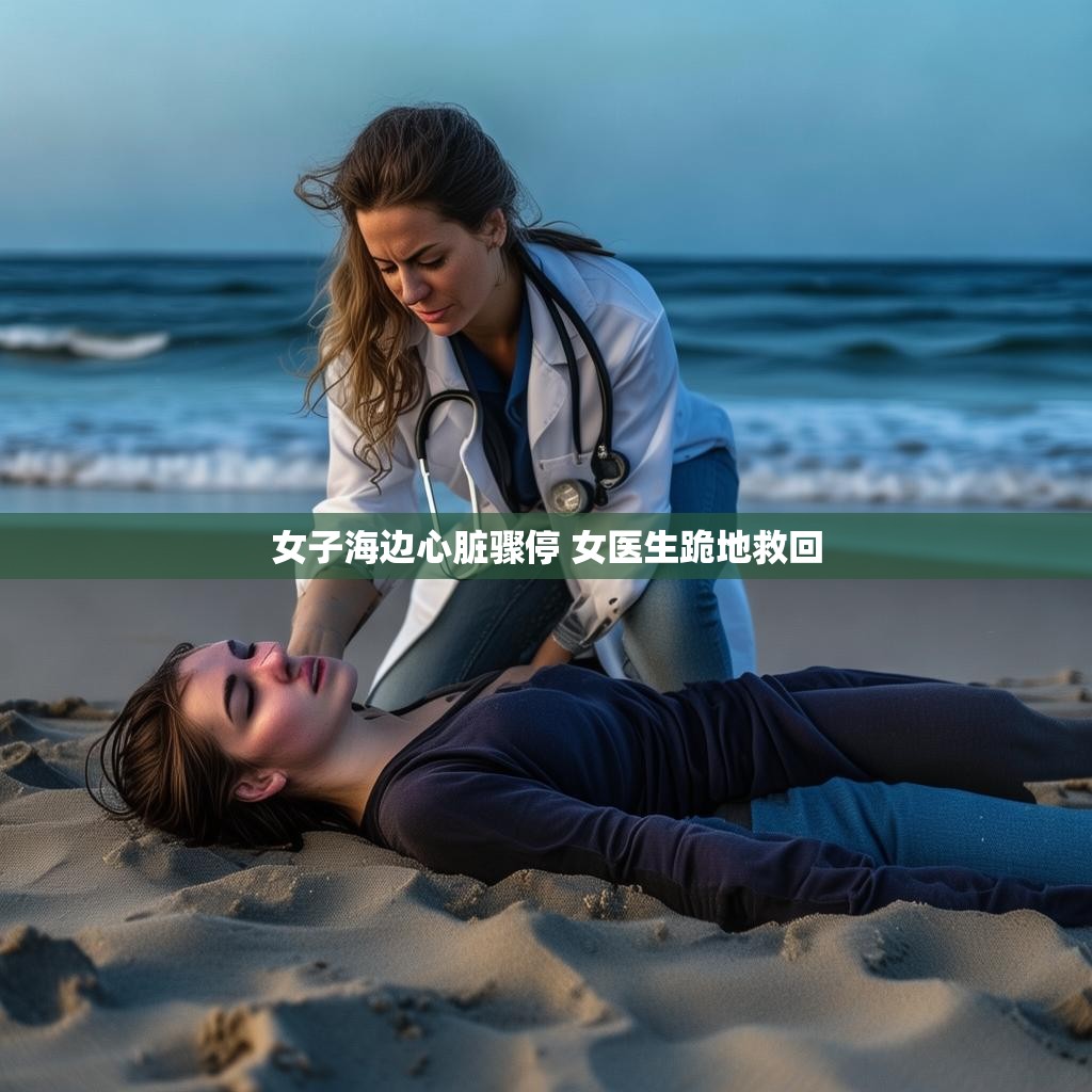 女子海边心脏骤停 女医生跪地救回