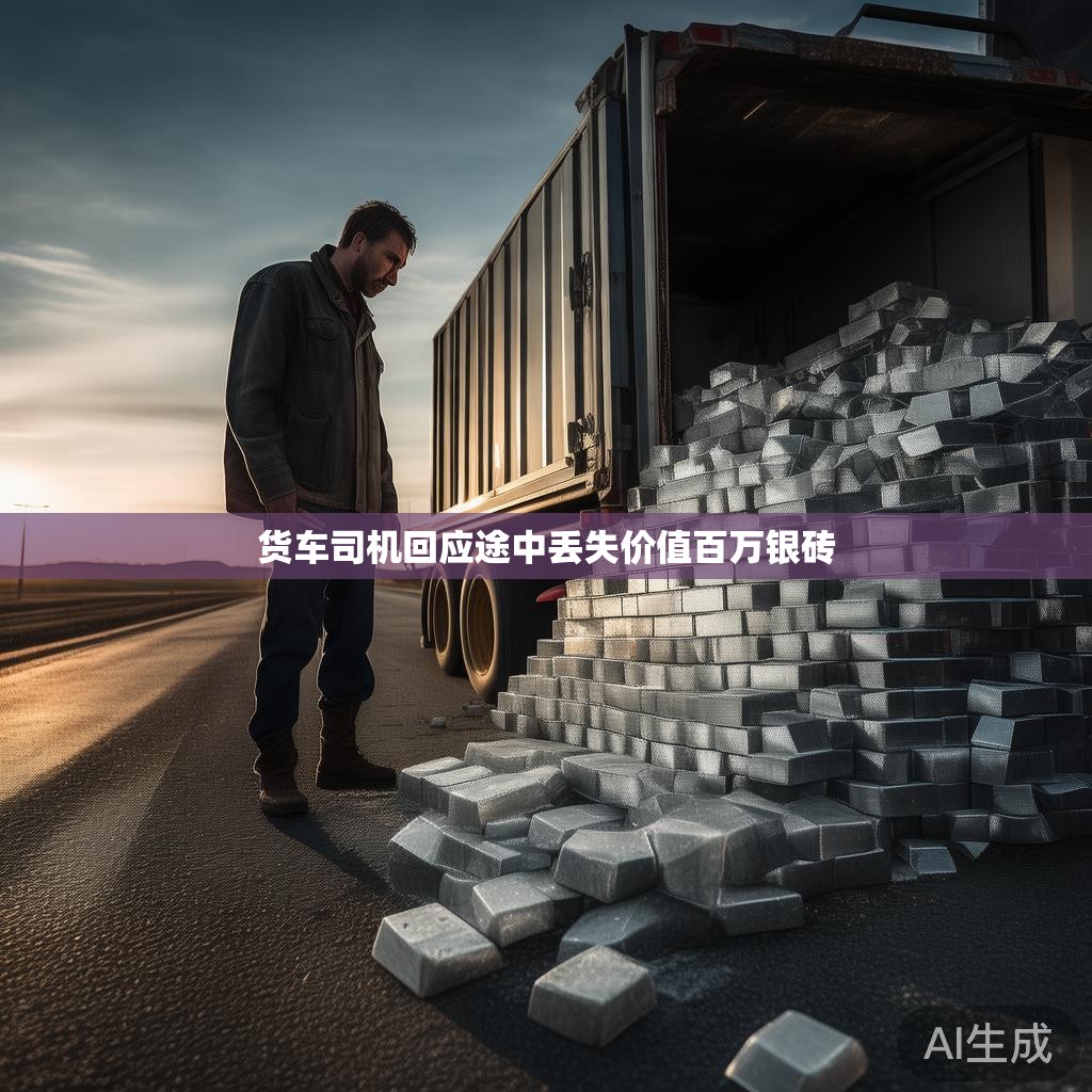 货车司机回应途中丢失价值百万银砖 货车司机回应途中丢失价值百万银砖