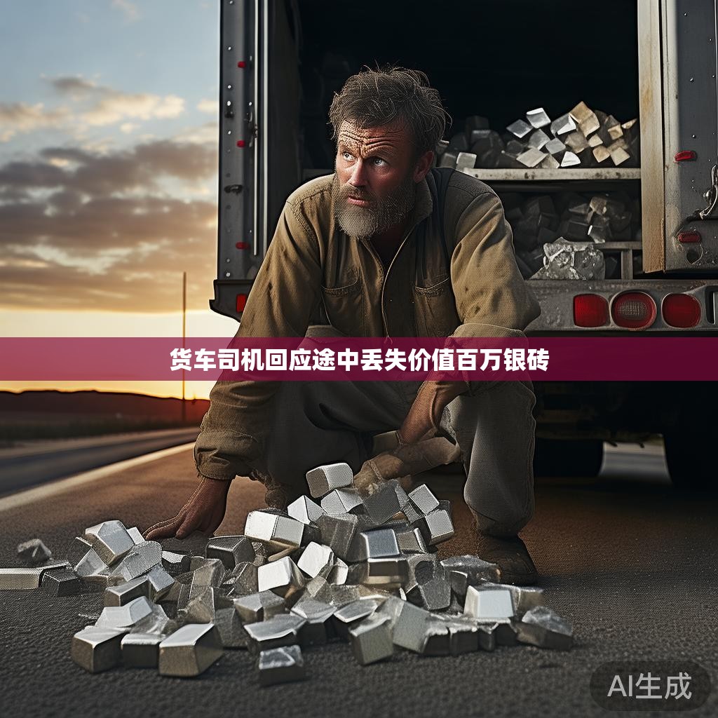 货车司机回应途中丢失价值百万银砖 货车司机回应途中丢失价值百万银砖