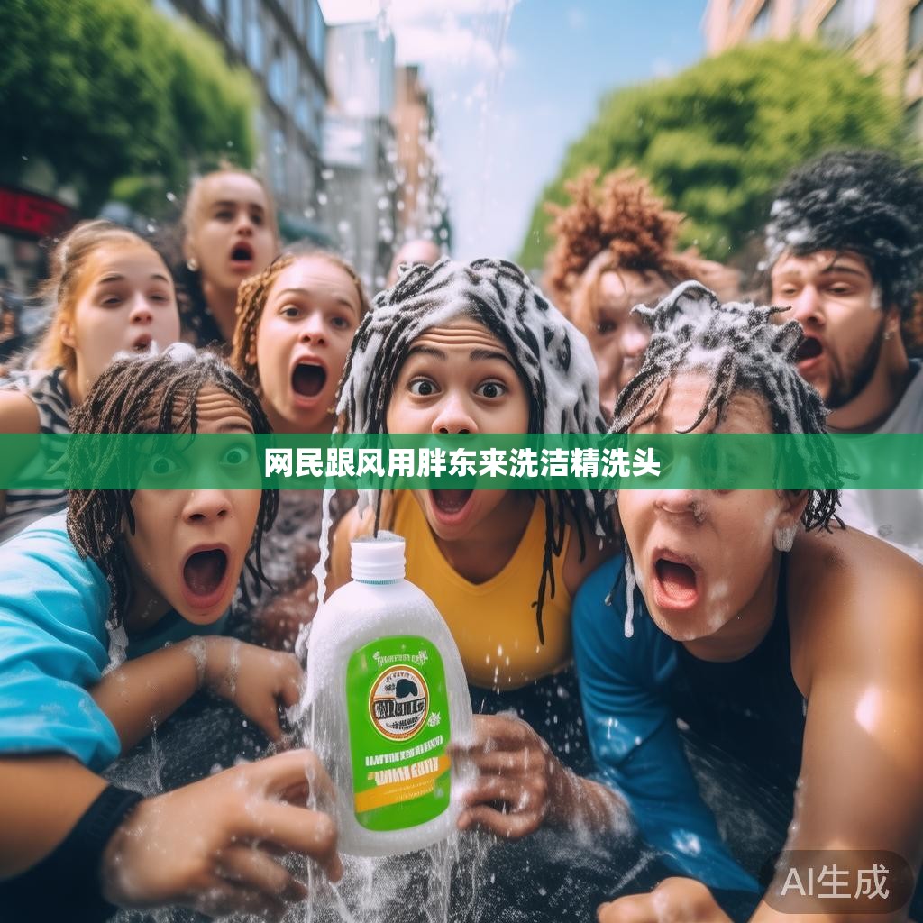 网民跟风用胖东来洗洁精洗头 网民跟风用胖东来洗洁精洗头