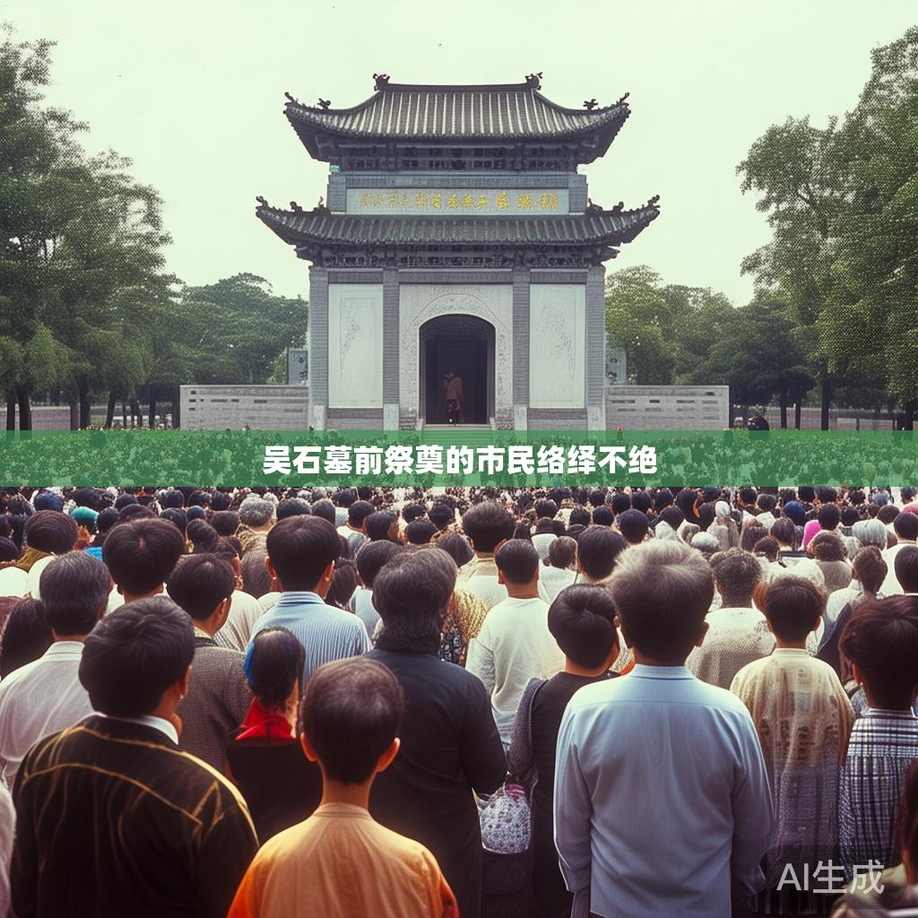 吴石墓前祭奠的市民络绎不绝 吴石墓前祭奠的市民络绎不绝