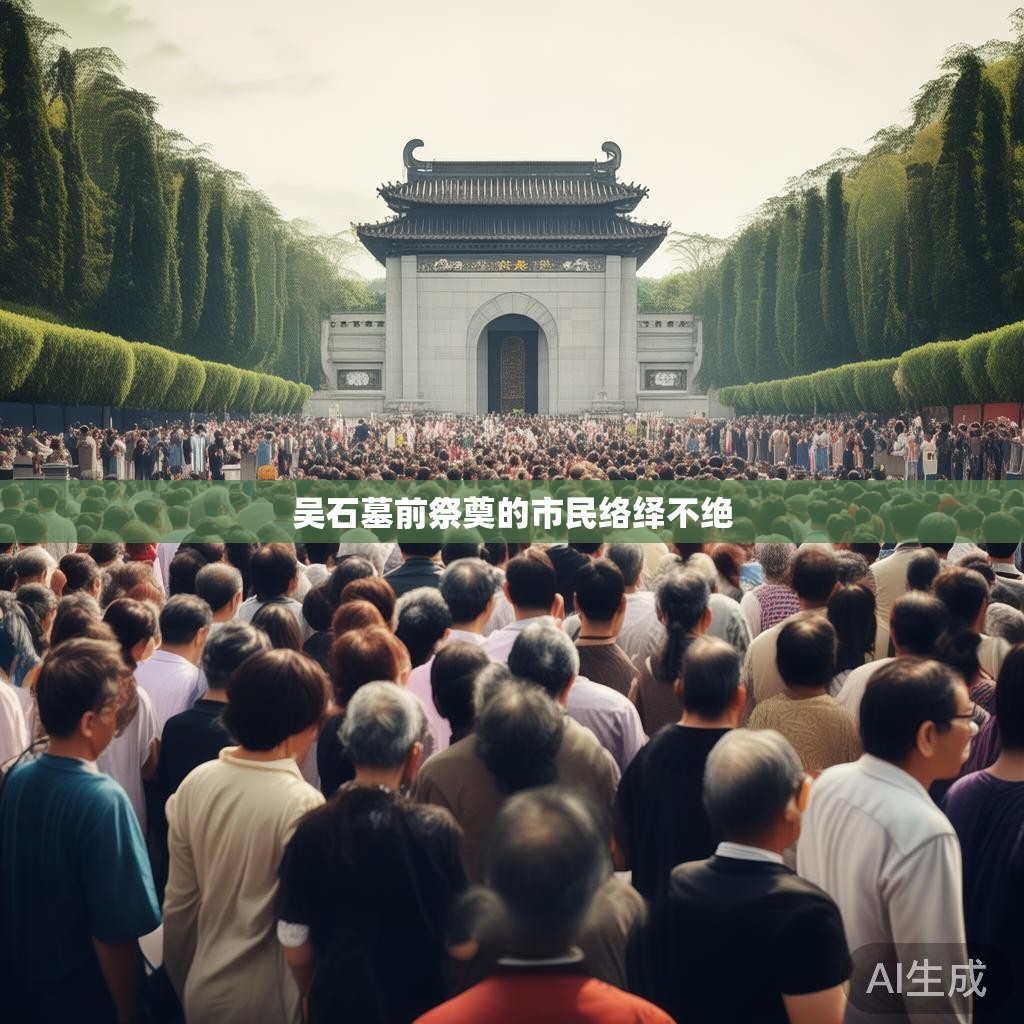 吴石墓前祭奠的市民络绎不绝 吴石墓前祭奠的市民络绎不绝