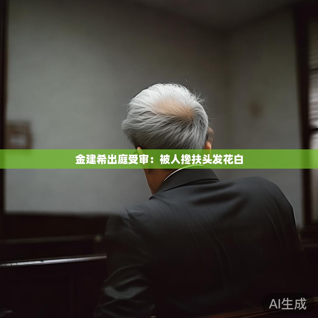 金建希出庭受审:被人搀扶头发花白 金建希出庭受审:被人搀扶头发花白