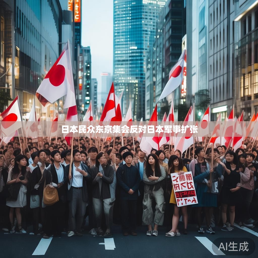 日本民众东京集会,反对军事扩张的呼声高涨 日本民众东京集会反对军事扩张