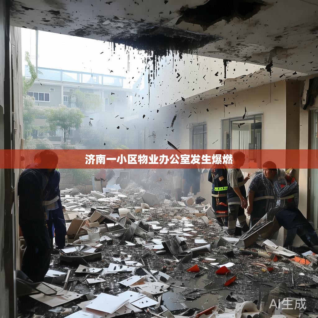 济南某小区物业办公室爆燃事件