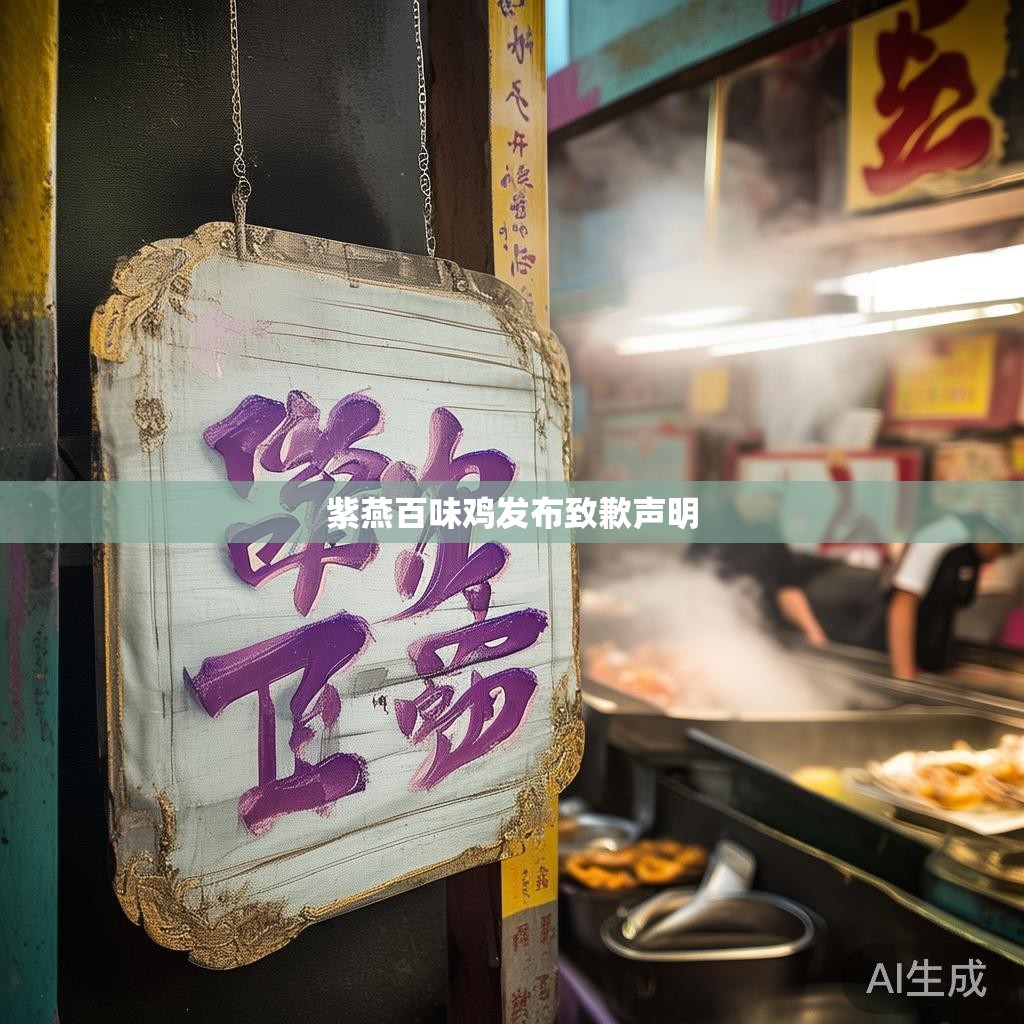 紫燕百味鸡发布致歉声明