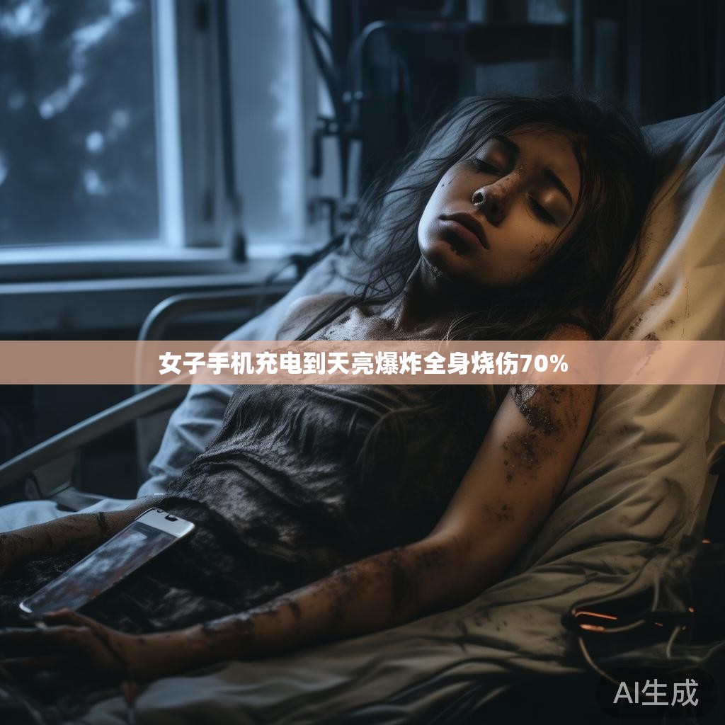 女子手机充电至天亮发生爆炸,全身遭受严重烧伤 女子手机充电至天亮发生爆炸,全身烧伤70%