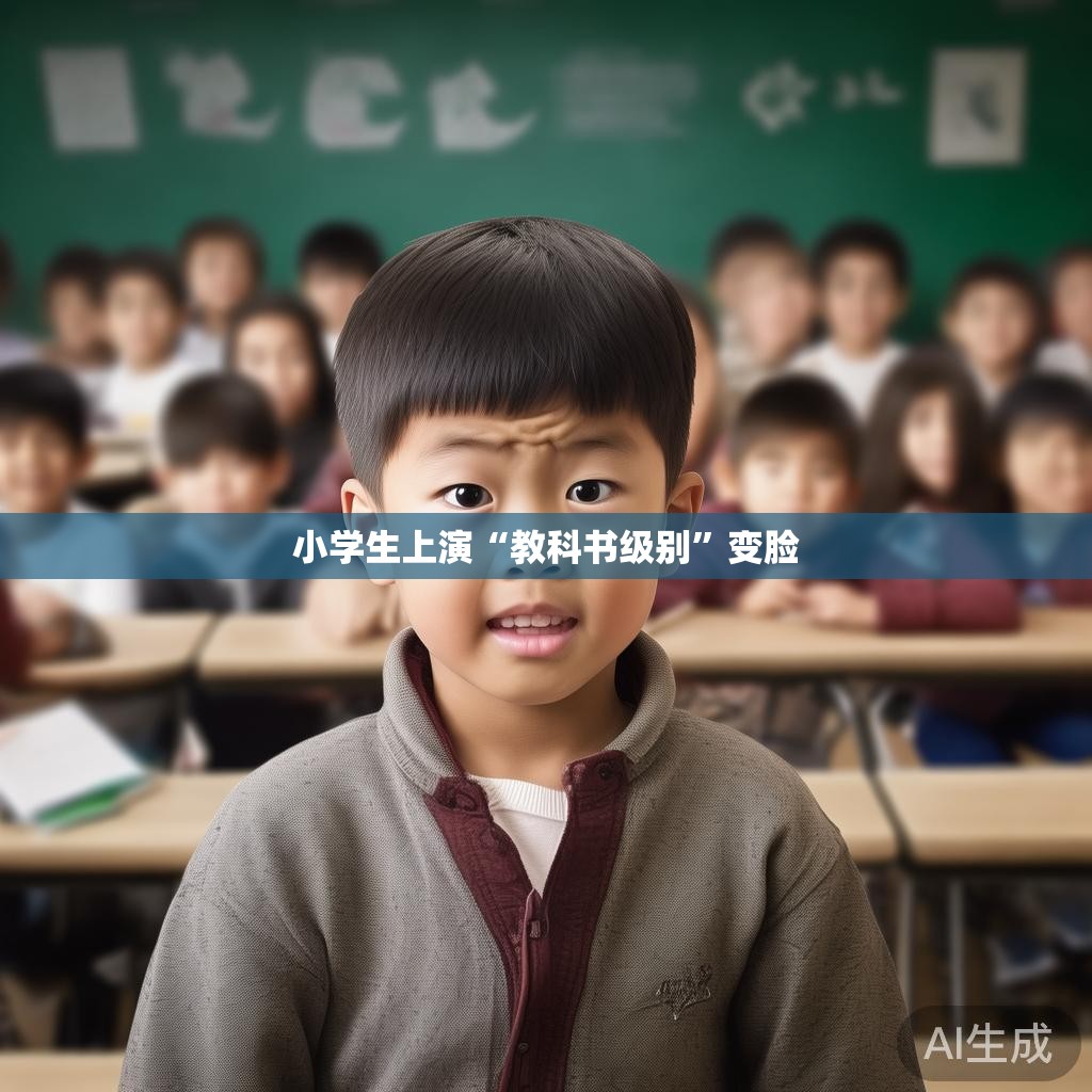 小学生上演“教科书级别”变脸