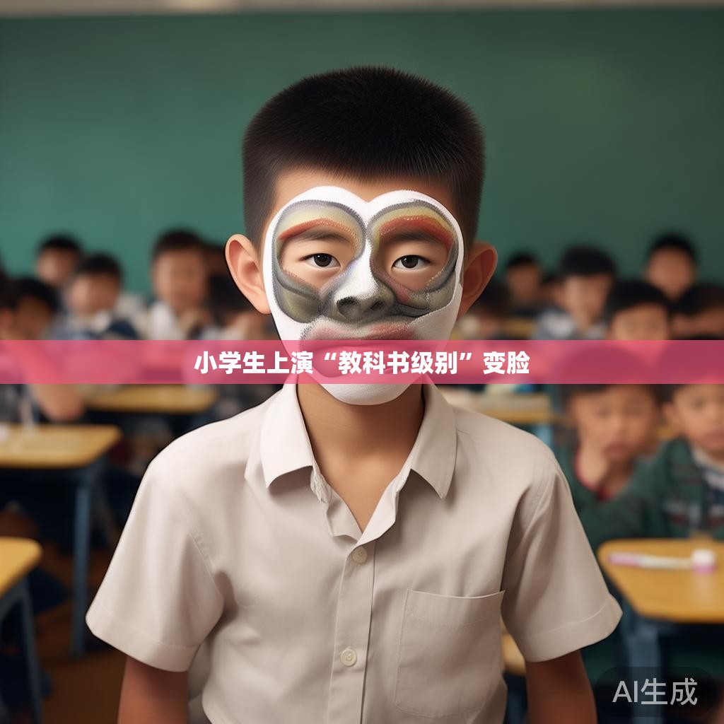 小学生上演“教科书级别”变脸