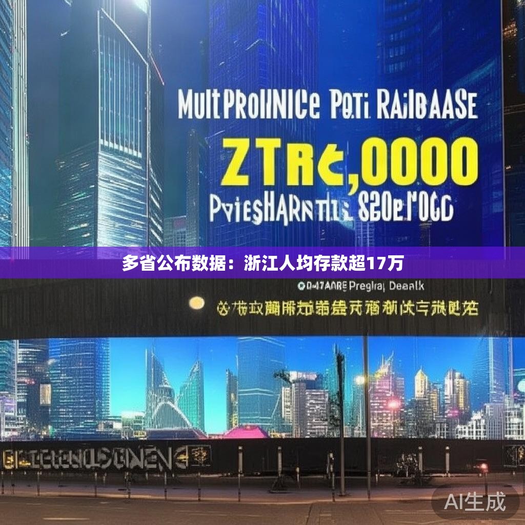 多省公布数据：浙江人均存款超17万