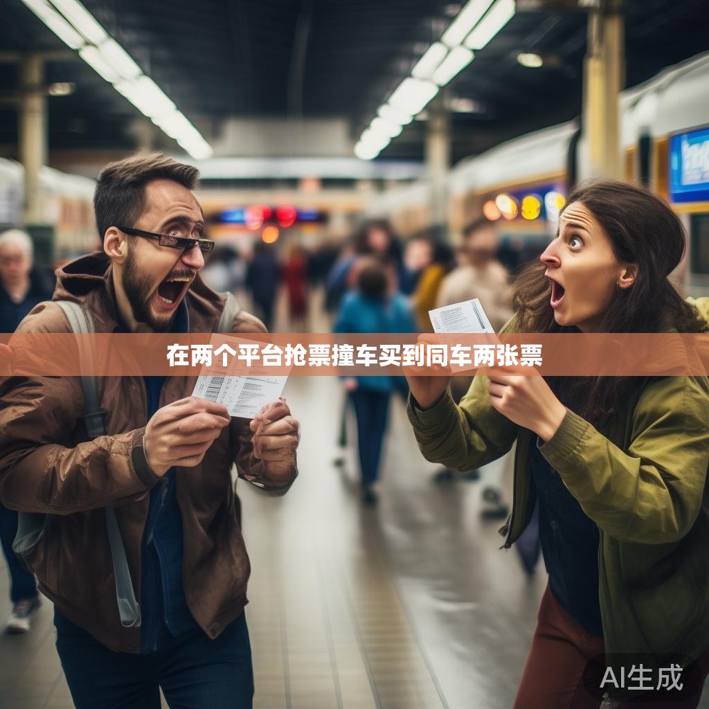 在两个平台抢票撞车买到同车两张票