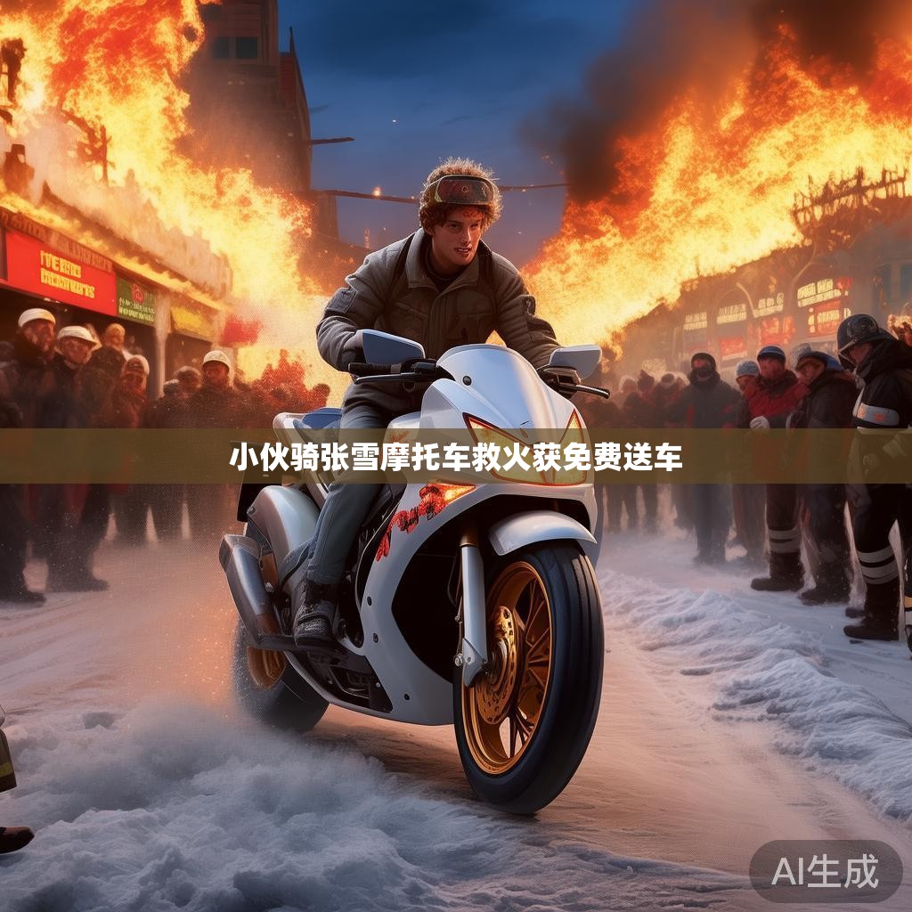 小伙骑张雪摩托车救火获免费送车